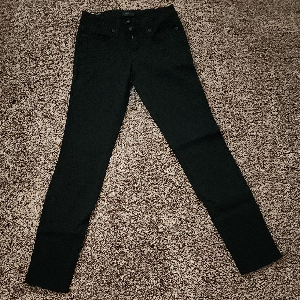 Bebe Black Skinny Jeans Sleek Modern Fit